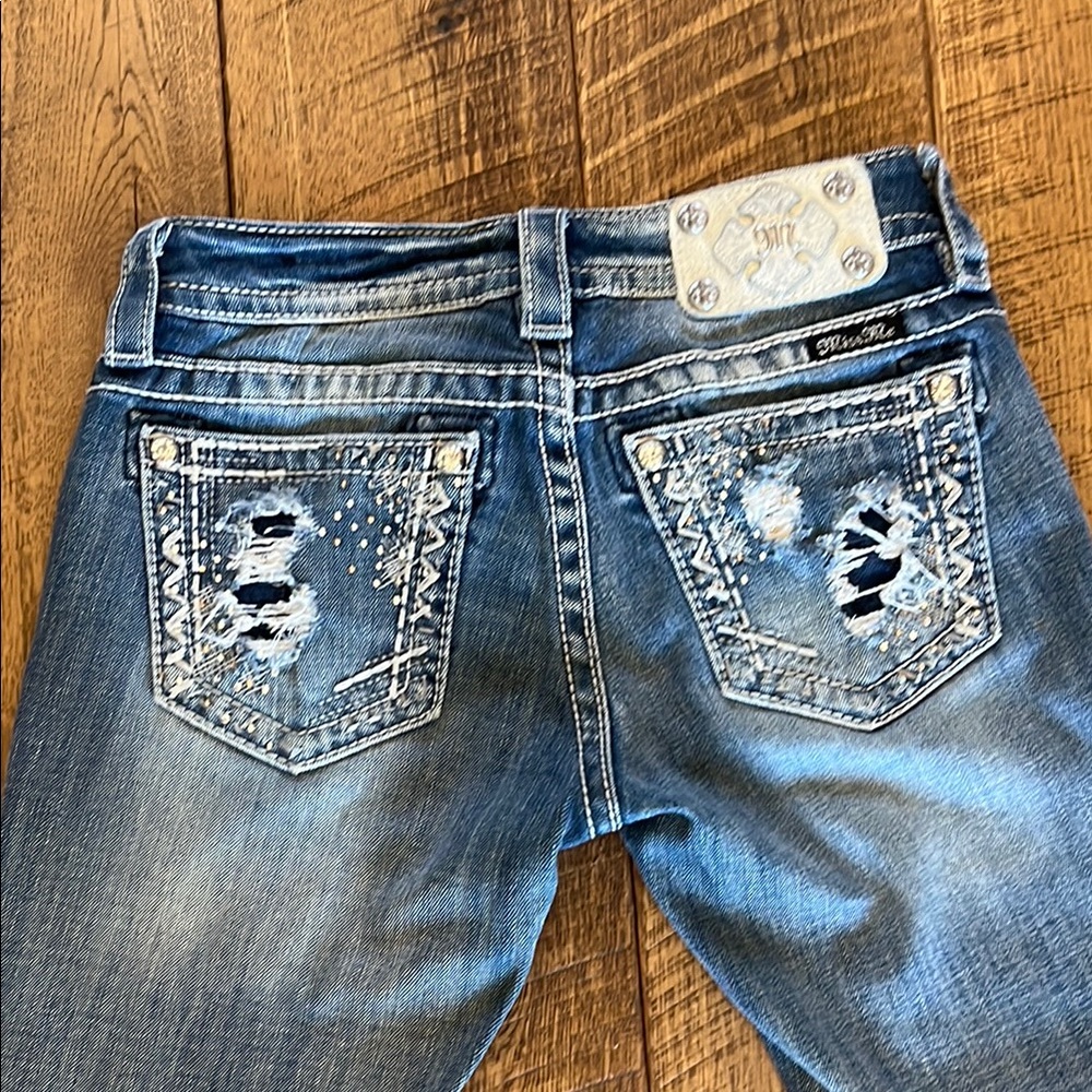 Mis me size 25 straight leg jeans